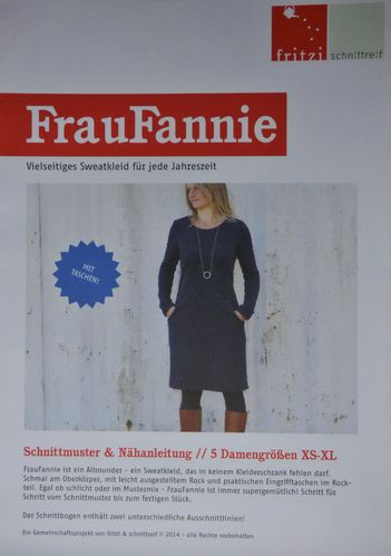 Schnittmuster Kleid Frau Fannie